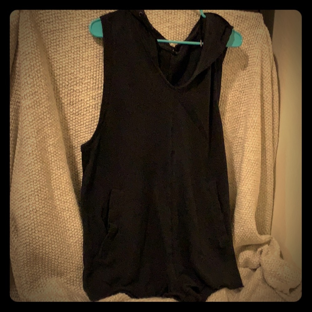 Black cotton romper